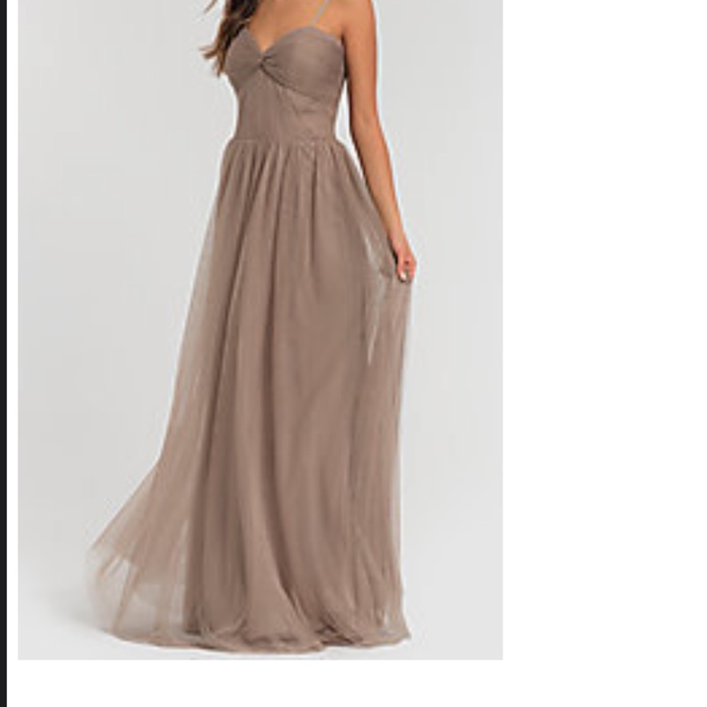 Kleinfeld Toffee Dress strapless